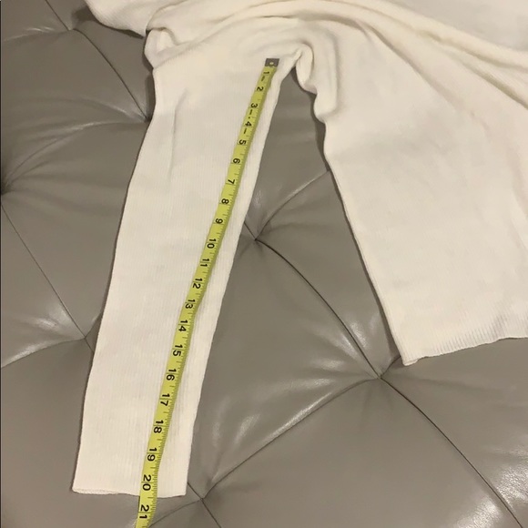 Bar lll Women’s Ivory Zipper Trim Sweater - Picture 7 of 8